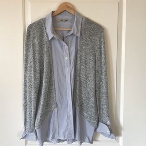 Anthro shirt and cardigan in one! 🧐 Quirky & сute